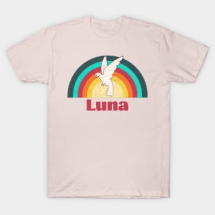 Luna - Vintage Faded Style T-Shirt